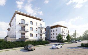 wizualizacja inwestycji myśliwska 24 nowe mieszkania gdańsk
