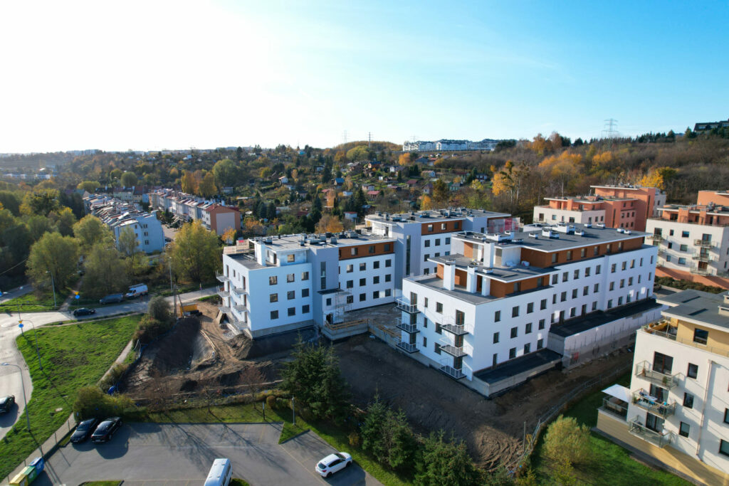 Listopad - zdjęcie z dziennika budowy osiedla Myśliwska 24